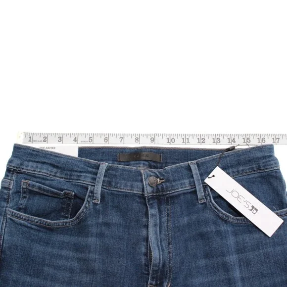 Joe's Jeans NWT Denim Jeans Size 33 US Slim Fit Asher In Blue Cotton Blend